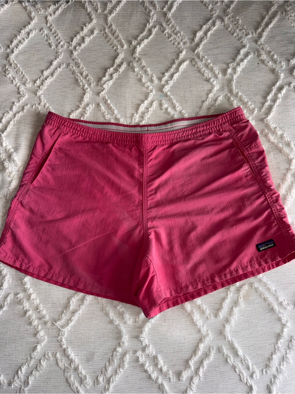 Patagonia Women’s Baggies 5” Shorts – Large – Raspberry Pink